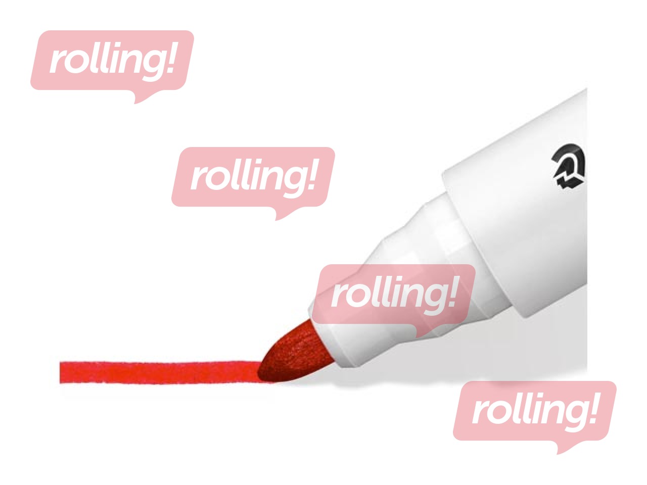 Valgete ja klaastahvlite tahvlimarkerid Staedtler Lumocolor, 4 värvi