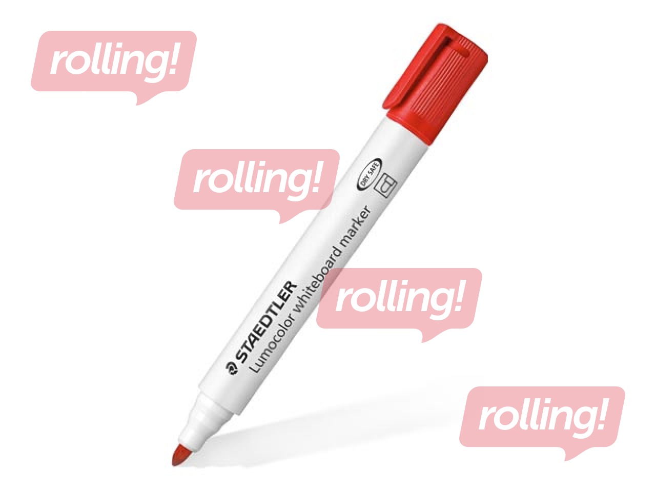 Tahvlimarkerite komplekt valgetele ja klaastahvlitele Staedtler Lumocolor, 6 värvi