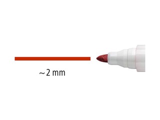 Tahvlimarkerite komplekt valgetele ja klaastahvlitele Staedtler Lumocolor, 6 värvi