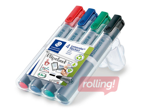 Märkmetahvli komplekt, Staedtler Lumocolor, 4 värvi