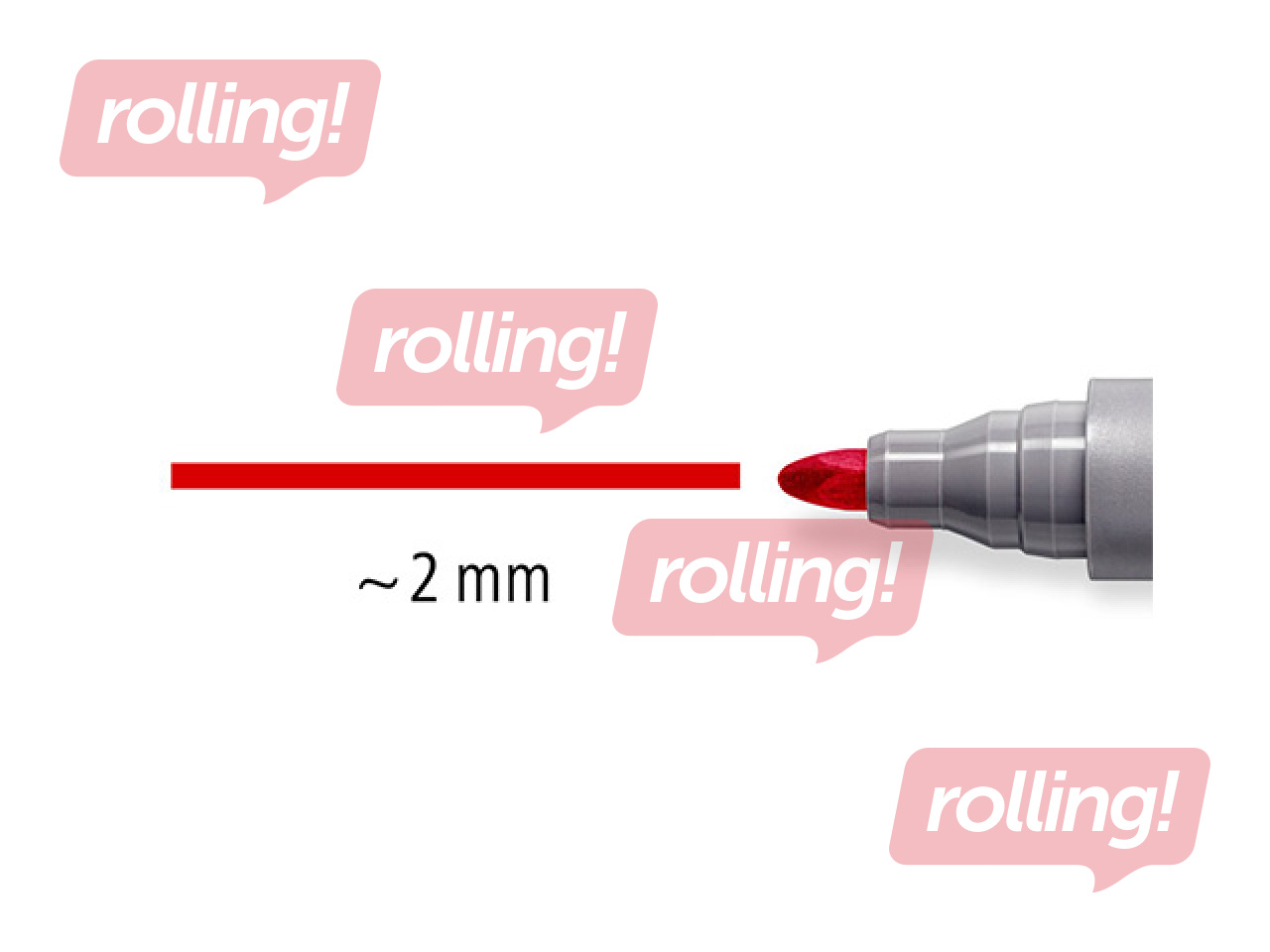 Märkmetahvli komplekt, Staedtler Lumocolor, 6 värvi