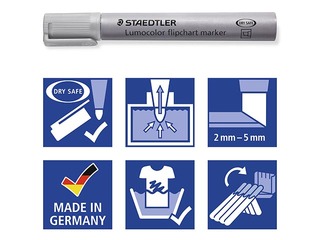 Набор маркеров для бумаги Staedtler Lumocolor 356B, 4 цвета