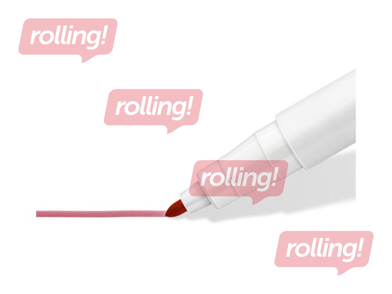 Whiteboard markers set  for white boards Staedtler Lumocolor 301, 6 colours 