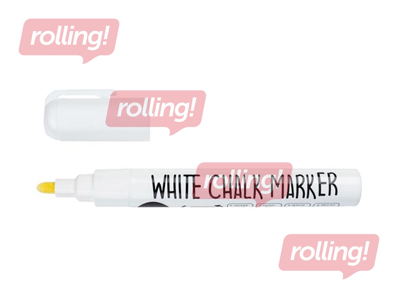 Chalk marker Centrum, 3-5 mm, white