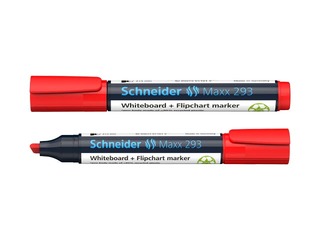 Marķieris baltajai tāfelei un flipchart papīram Schneider 293, 2-5mm, sarkans