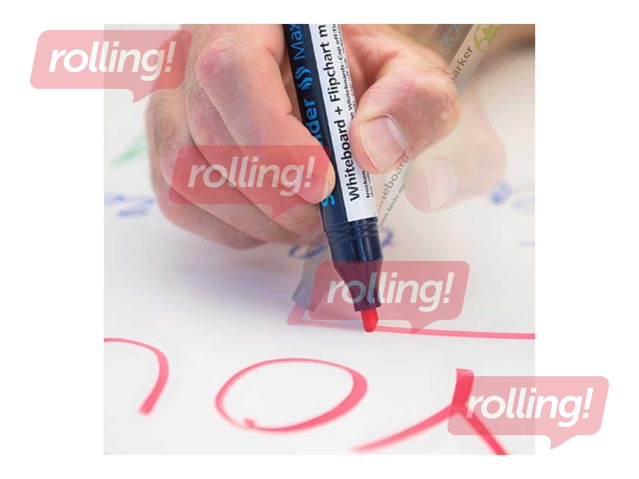 Whiteboard and flipchart marker Schneider 293, 2-5mm, red