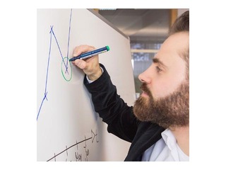 Valgetahvli ja fläpptahvli Schneider 293, 2-5mm, sinine