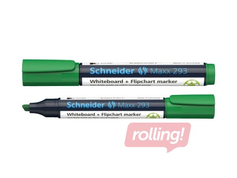 Marker for whiteboard and flipchart paper Schneider 293, 2-5mm, green