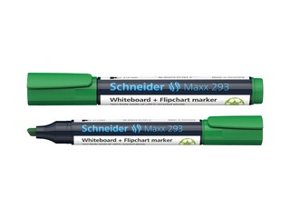 Marker for whiteboard and flipchart paper Schneider 293, 2-5mm, green