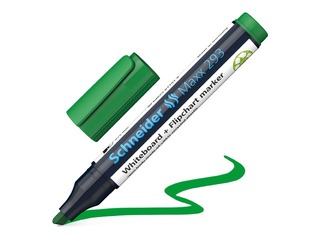 Marker for whiteboard and flipchart paper Schneider 293, 2-5mm, green
