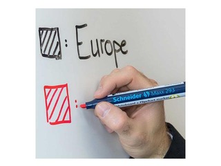 Valgetahvli ja fläpptahvli Schneider 293, 2-5mm, roheline