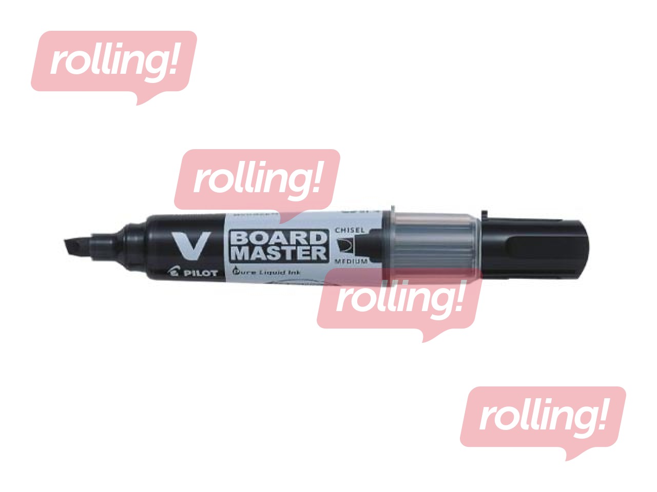 Marker tahvlile Pilot, V Board Master, kaldotsikuga, must, 2.2–5.2mm