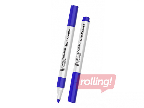 Marķieris baltajai tāfelei, Erich Krause W-170, trīsstūrveida forma, apaļš, zils