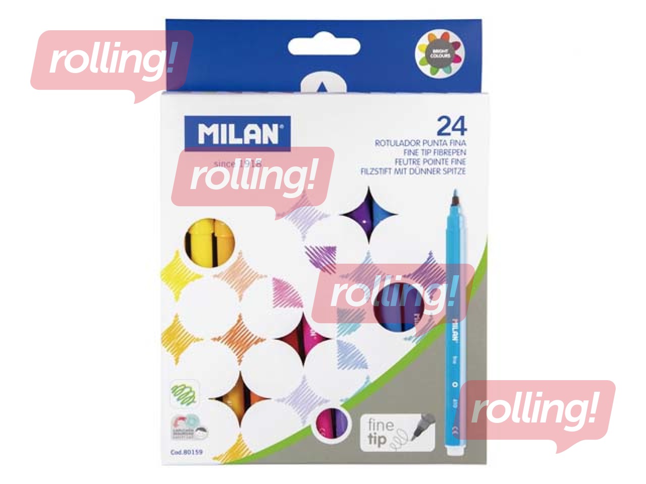 Fibrepens Milan, 24 colours