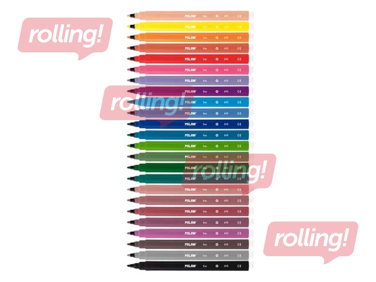 Fibrepens Milan, 24 colours