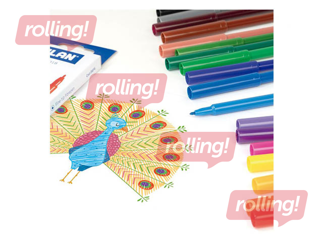 Fibrepens Milan, 18 colours