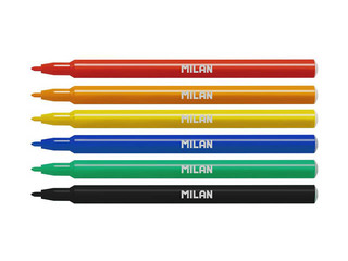 Fibrepens Milan, 6 colours