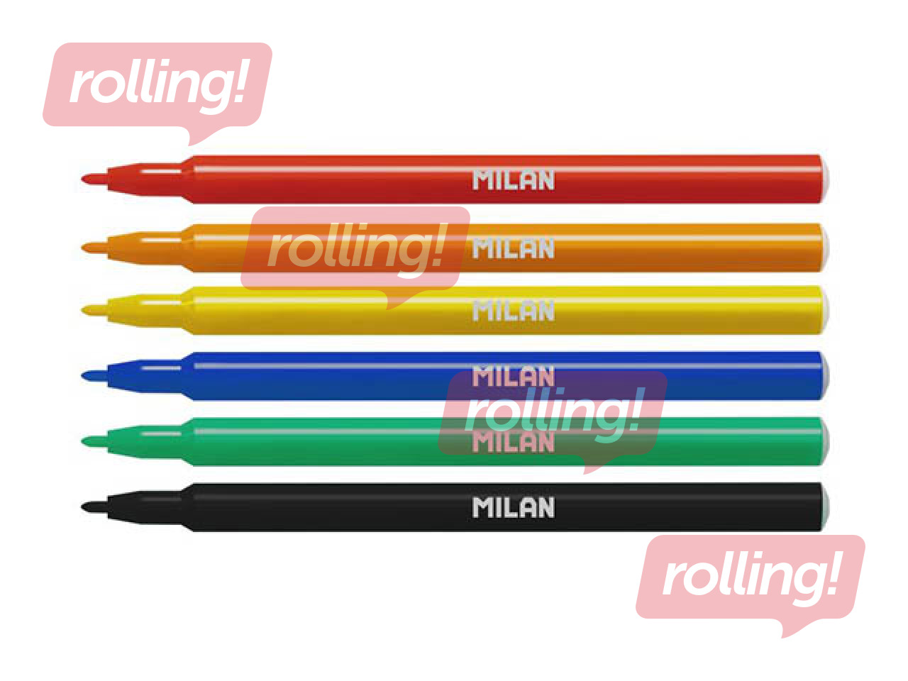 Fibrepens Milan, 6 colours