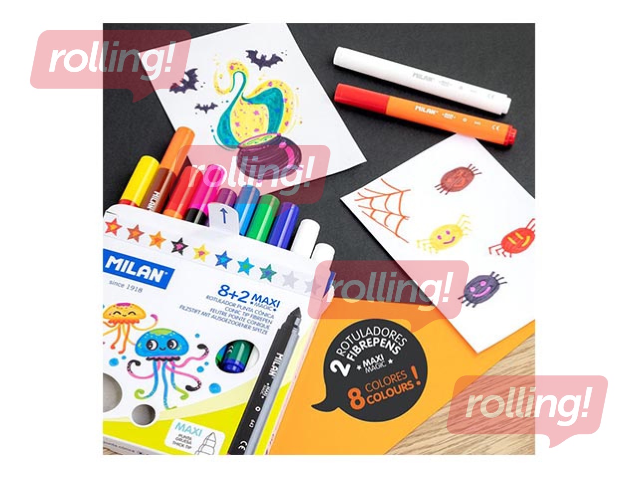 Fibrepens Milan Maxi Magic, 10 pcs