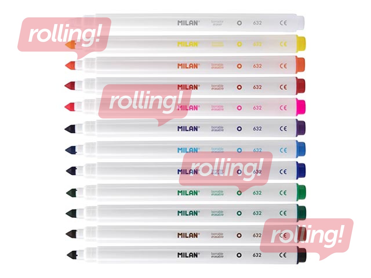 Fibrepens Milan 11+ 1 “eraser” fibrepen 