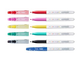 Viltpliiatsid Pilot Frixion Color, kustutatav, 6 värvi