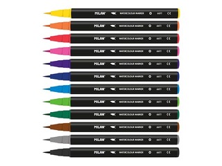 Flomāsteri otas tipa Milan, akvareļu, 12 krāsas
