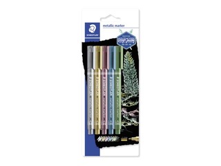 Marker Staedtler, 8323 metallic 5 colours