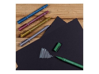 Viltpliiatsid Staedtler, 8323 metallik, 5 värvi