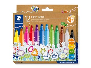 Markers Staedtler, Noris jumbo, 12 colors