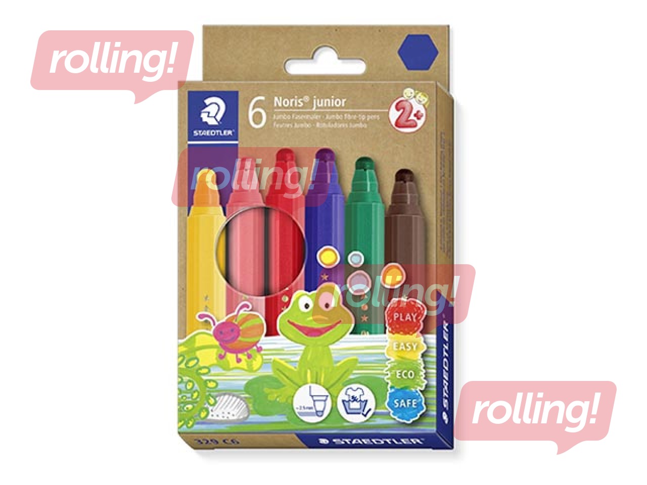 Marker Staedtler Noris junior 329, 6 värvi