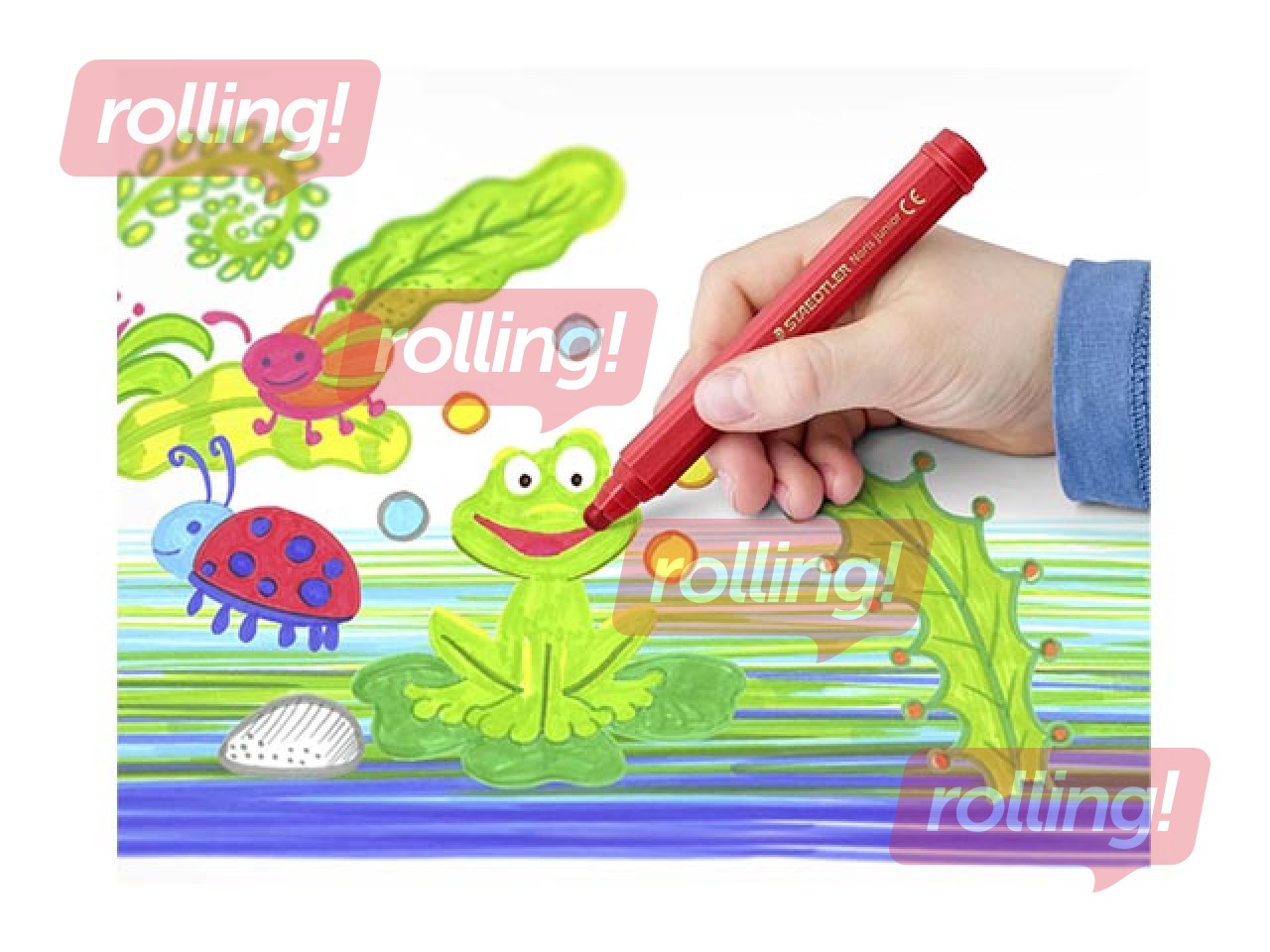 Marker Staedtler Noris junior 329, 6 värvi