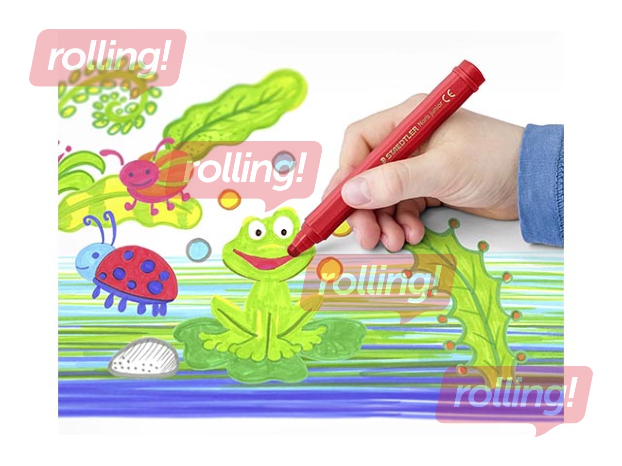 Marker Staedtler Noris junior 329, 12 värvi