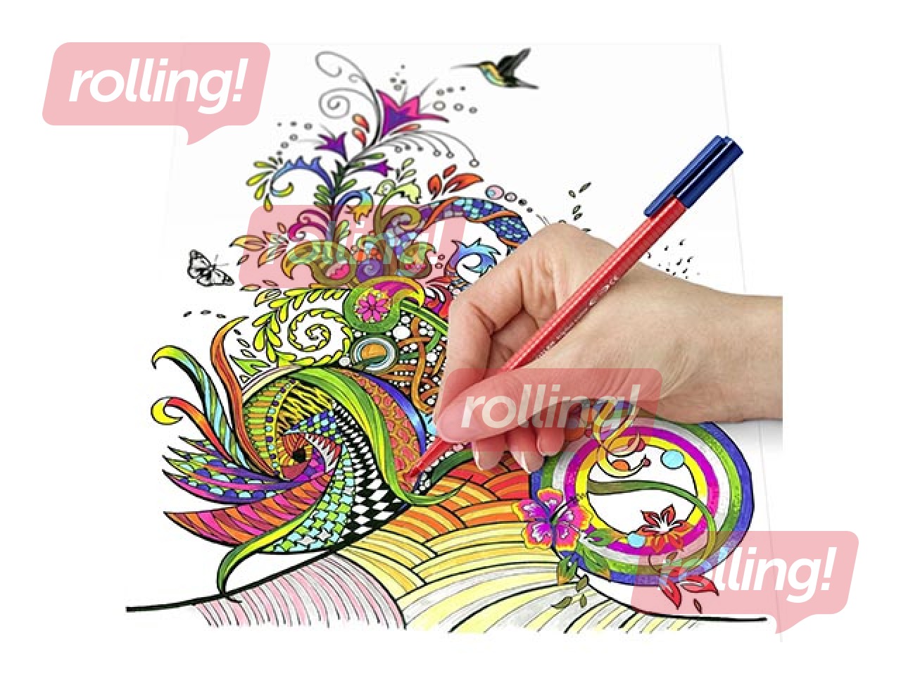 Marker Staedtler 323, 6 pastel