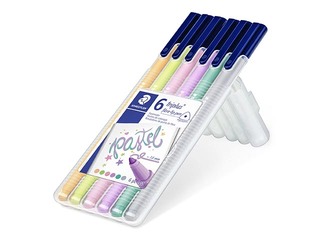 Маркери Staedtler 323, 6 пастельные тона