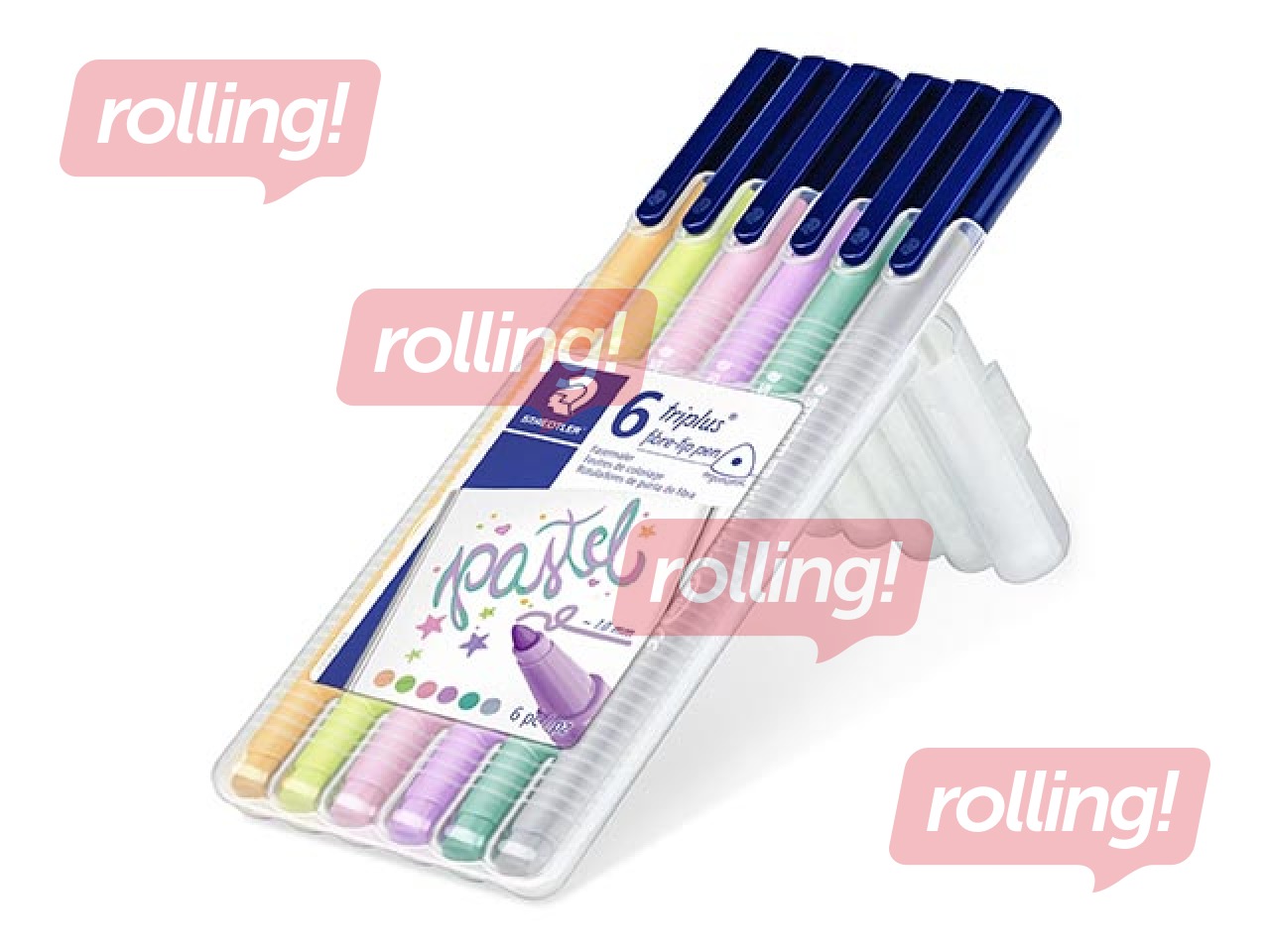 Markerid Staedtler 323, 6 pastelltooni