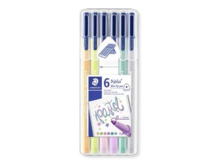 Markerid Staedtler 323, 6 pastelltooni