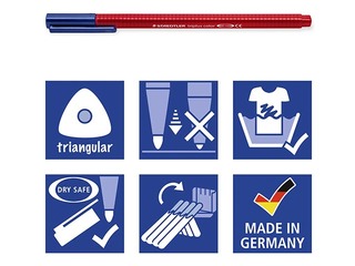 Markerid Staedtler 323, 6 Hygge värvi