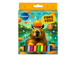 Viltpliiatsid Centrum CAPYBARA, 12 värvi