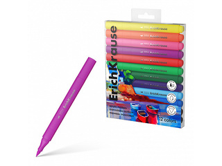 Akrila marķieri ErichKrause Art Spirit, otas tipa, 12 krāsas