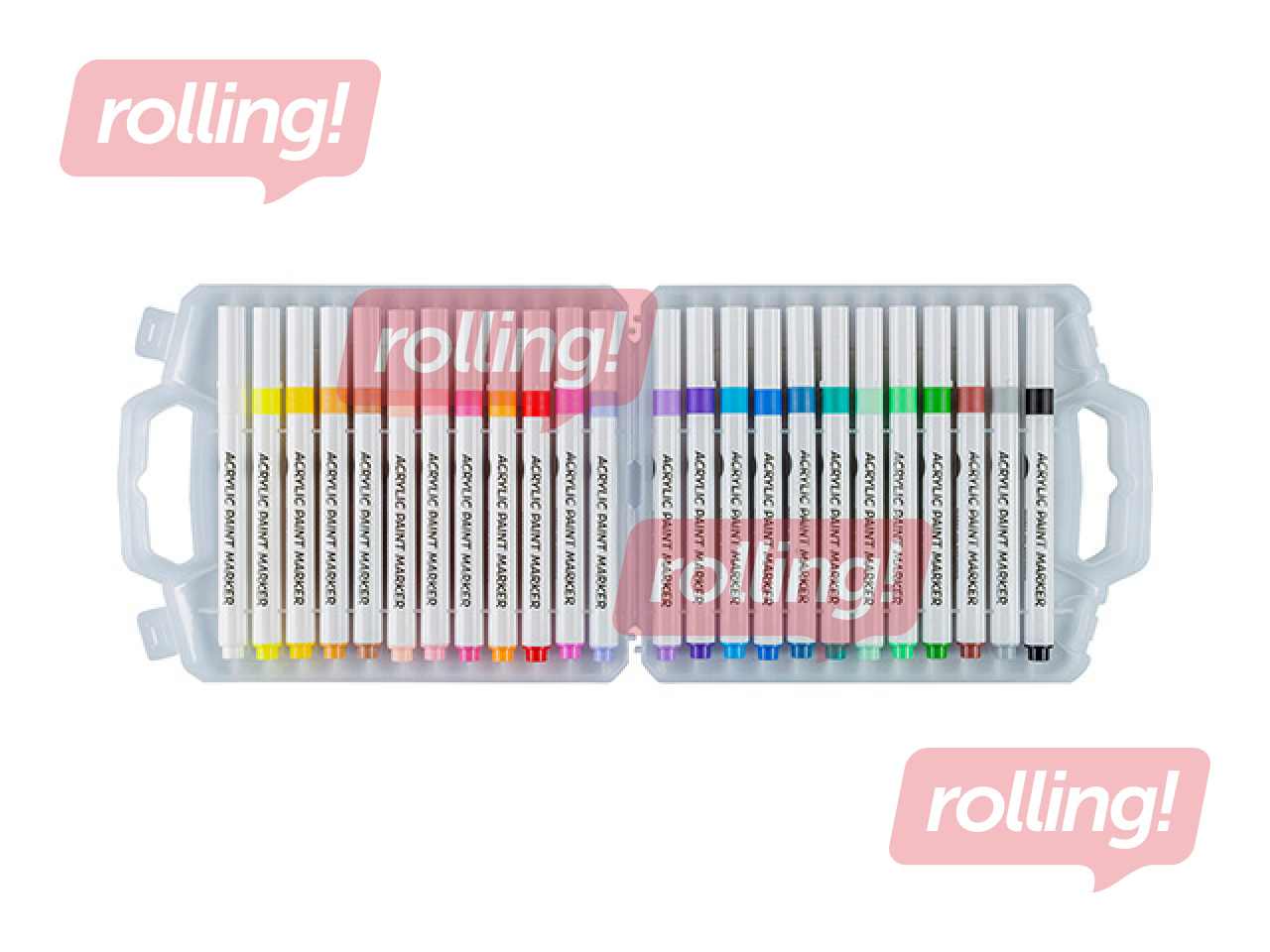 Акриловые маркеры Centrum, 24 цвета