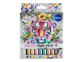 Viltpliiatsid Centrum, JUMBO, PASTEL GLITTER, 10 pastellvärvi