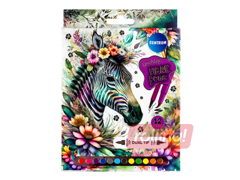 Markers Centrum, ART, double-ended, 12 colors