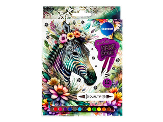 Markers Centrum, ART, double-ended, 12 colors