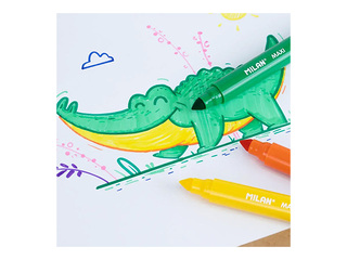 Viltpliiatsid Milan MAXI, 12 värvi