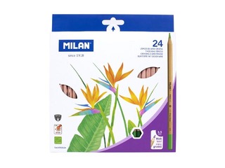 Coloured pencils Milan, 24 colours, large graphite, 3.5mm