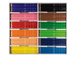 Värvilised pliiatsid Milan 231, kolmnurkne, 288 tk.