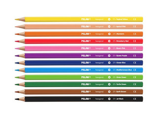 Coloured pencils Milan 12 colours