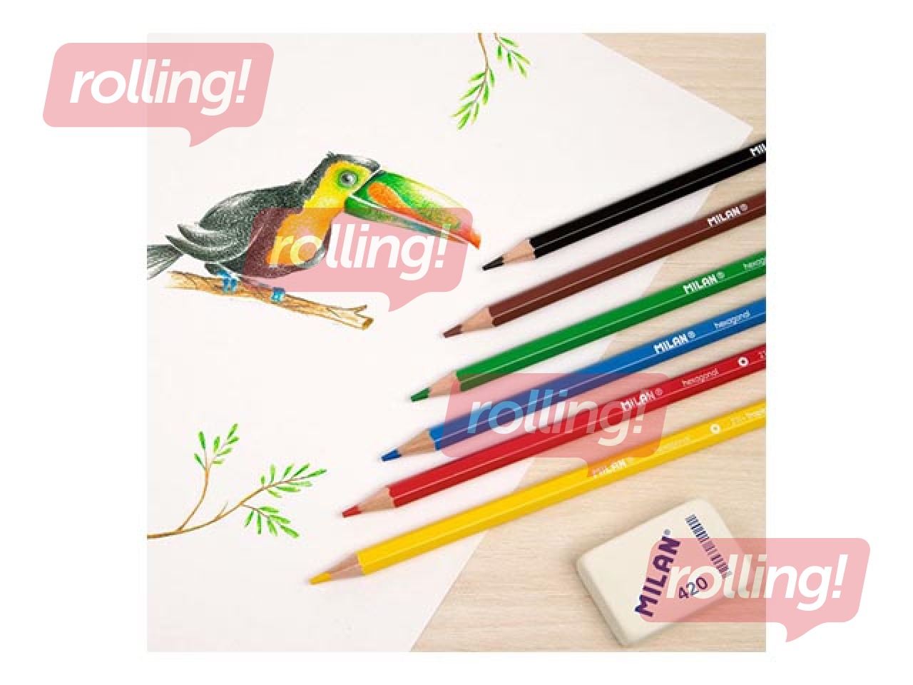 Coloured pencils Milan 24 colours