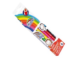 Coloured pencils Fiorello Super Soft, triangular, 6 colours