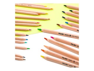 Värvipliiatsid Milan, FSC®-sertifikaadiga puit, 12 värvi